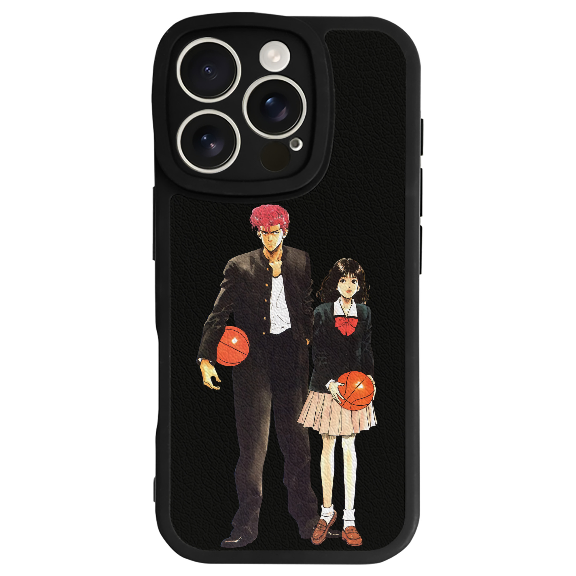 （画像用） SLAM DUNK／スラムダンク 【iPhone 16シリーズ対応】シリコンスマホケース（レザー調） 材質：シリコン